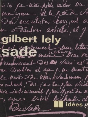 cover image of Sade